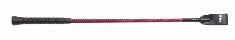 Shires Rubber Grip Whip (Navy/Red)