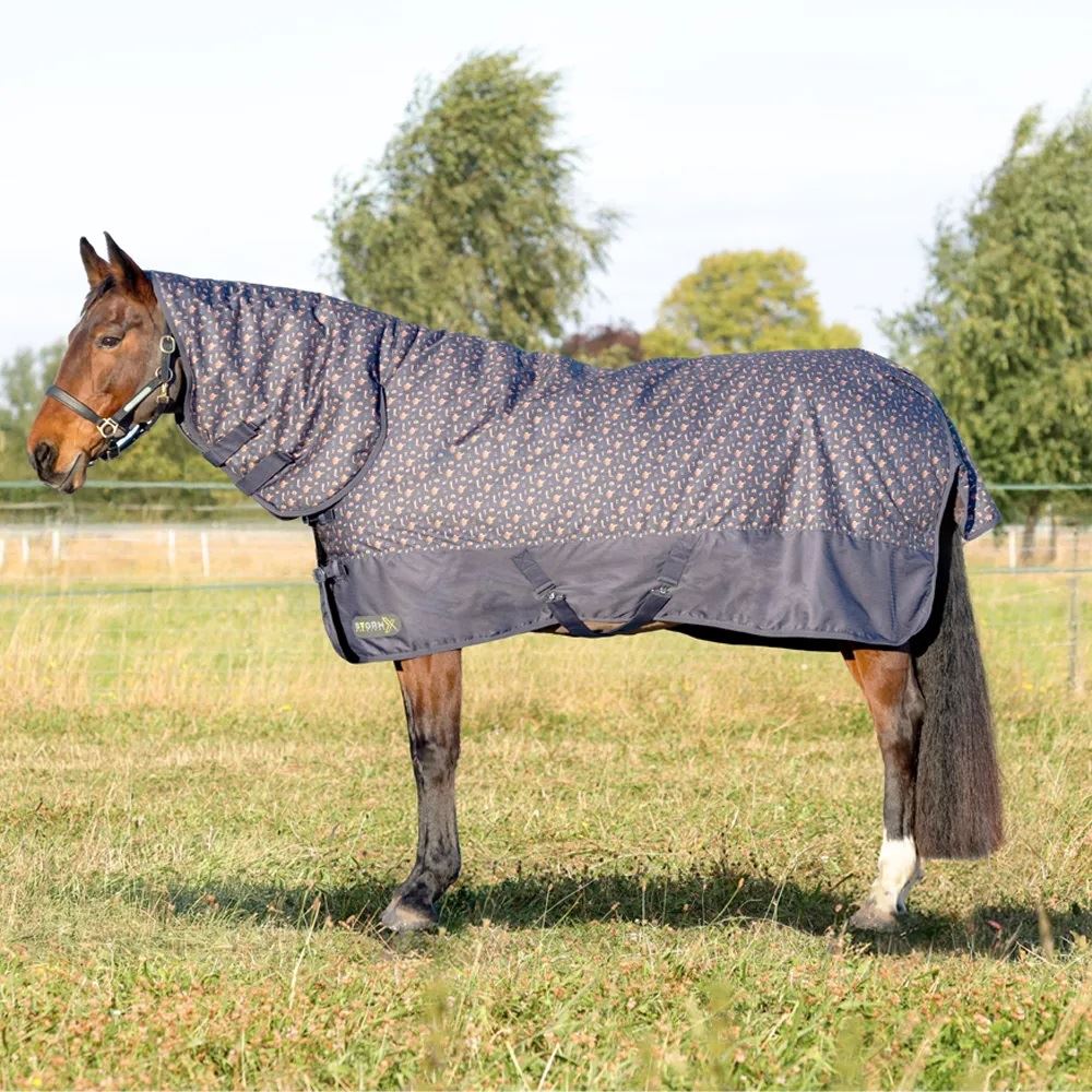Hy Equestrian StormX Original Country 200 Combi Turnout Rug (Navy)