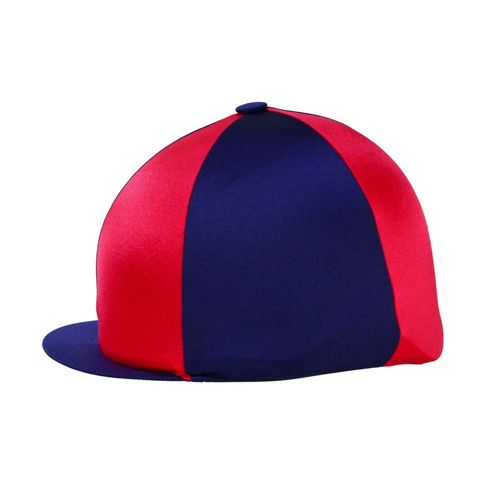 Hy Equestrian Two Tone Hat Cover (Navy/Red)