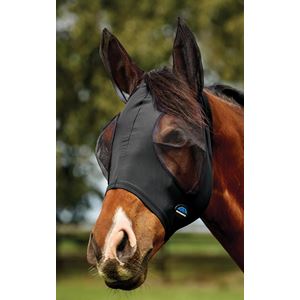 Weatherbeeta Comfitec Deluxe Stretch Fly Mask with Ears (Black)