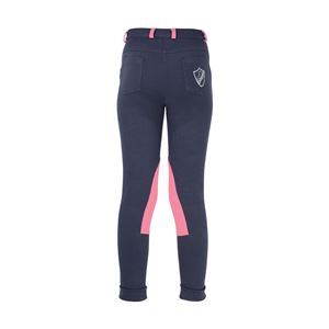 HyPERFORMANCE Belton Children's Jodhpurs (Navy/Pink)