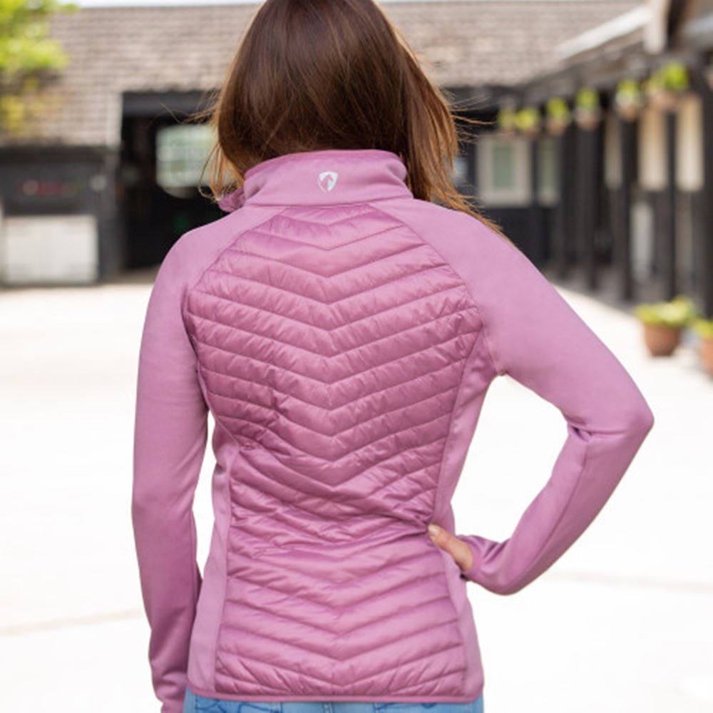 Hy Equestrian Synergy Sync Lightweight Padded Jacket (Grape)