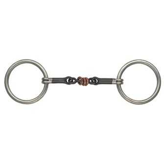 Shires Sweet Iron Copper Roller Snaffle