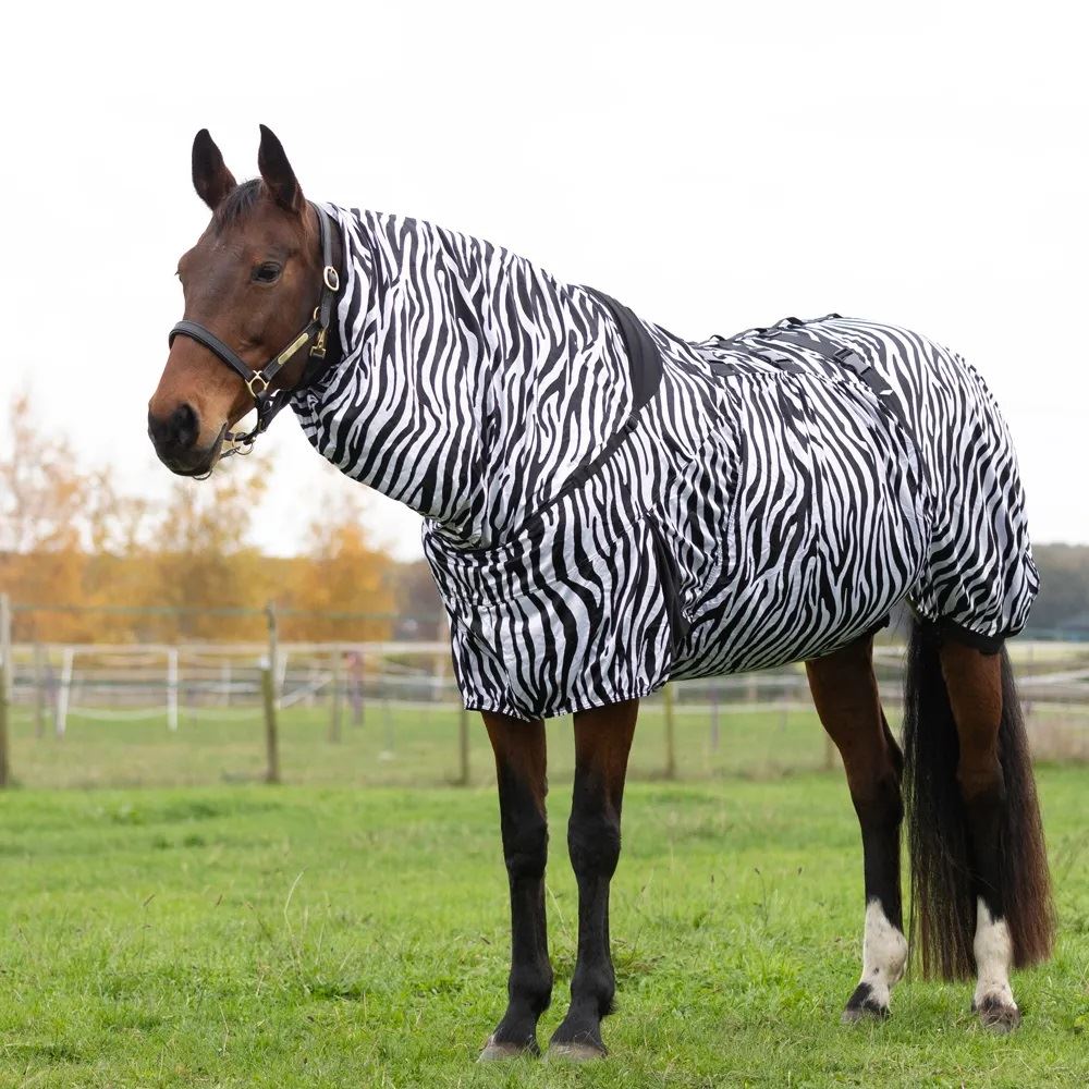 Hy Equestrian StormX Original Sweet Itch Zebra Rug