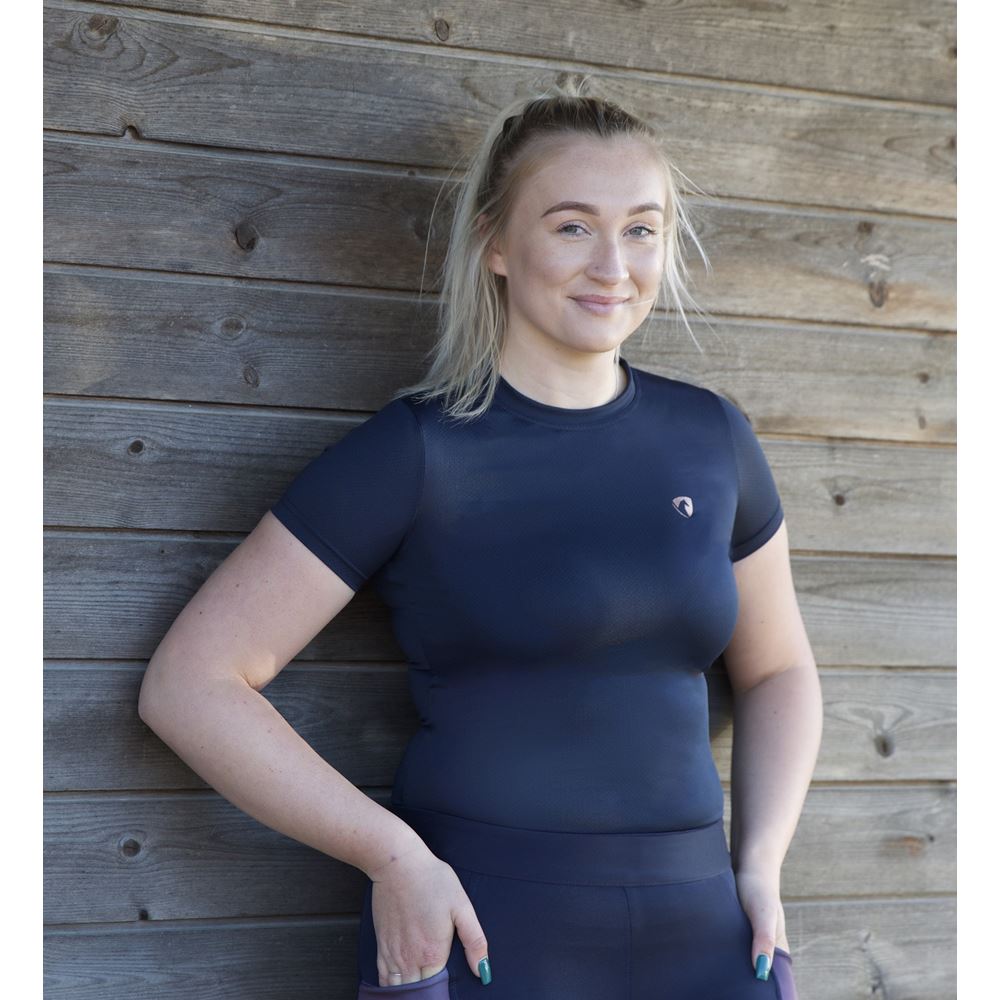 Hy Equestrian Elevate T-Shirt (Navy)