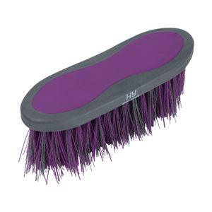 Hy Sport Active Long Bristle Dandy Brush (Amethyst Purple)