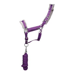 Hy Sport Active Head Collar & Lead Rope (Royal Violet)