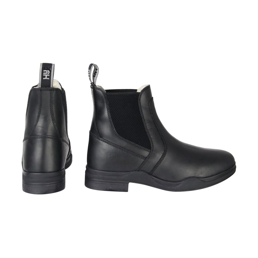 Hy Equestrian Fleece Lined Wax Leather Jodhpur Boot