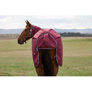 Weatherbeeta Comfitec Prelim Turnout Combo - 220g (Burgundy/Navy)