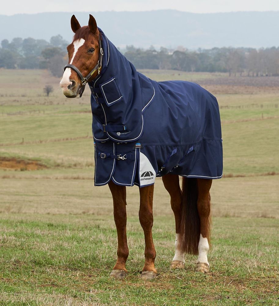 Weatherbeeta Comfitec Ultra Turnout Detach-A-Neck - 100g (Navy)