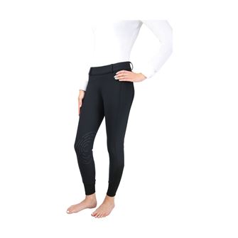Hy Equestrian Glacial Softshell Riding Tights (Black)
