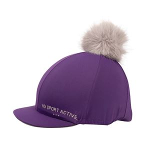 Hy Sport Active Hat Silk with Interchangeable Pom Pom (Royal Violet)
