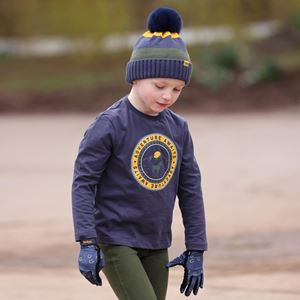 Shires Tikaboo Riding Gloves - Child (Horseshoe)