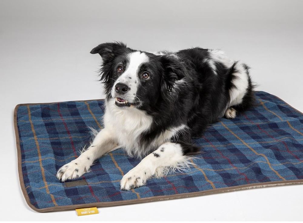 Shires Digby & Fox Tweed Dog Blanket (Navy Tweed)