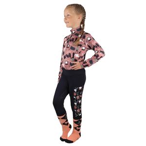 Pony Passion Base Layer by Little Rider (Blush/Navy)