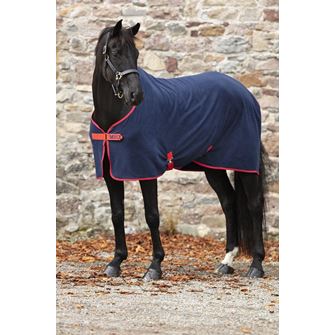 Horseware Mio Fleece Rug Standard - 0g - 6'9" (Navy/Red) *Clearance*