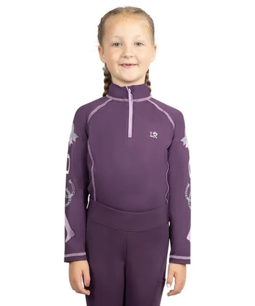 Giddy Up Gymkhana Base Layer by Little Rider (Purple)