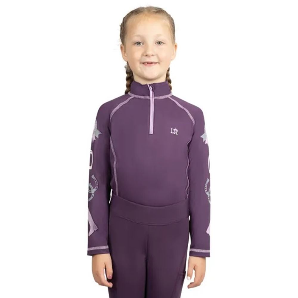 Giddy Up Gymkhana Base Layer by Little Rider (Purple)