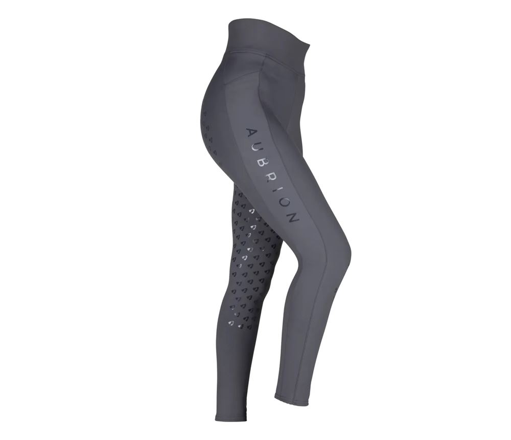 Shires Aubrion Eltar Ladies Riding Tights (Grey)