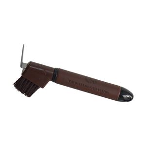 Coldstream Faux Leather Hoof Pick (Brown/Black)