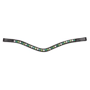 Shires Velociti GARA Green Diamante Browband