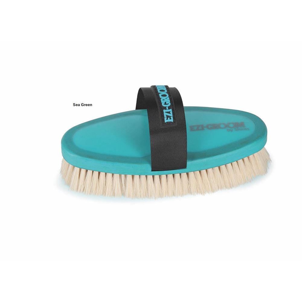 Shires Ezi-Groom Body Brush with Goat Hair