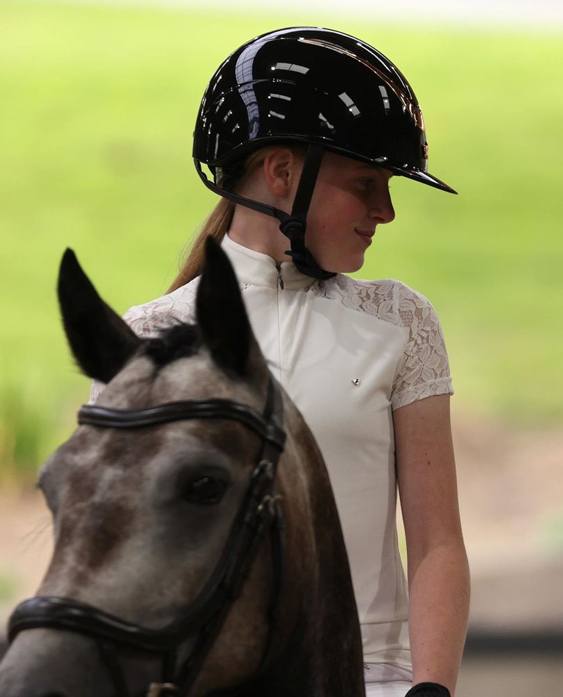 Shires Aubrion Ambel Show Shirt - Young Rider (White)