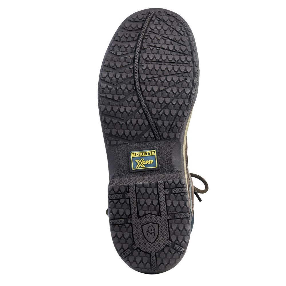 Shires Moretta Eleonora Lace Front Boots (Brown)