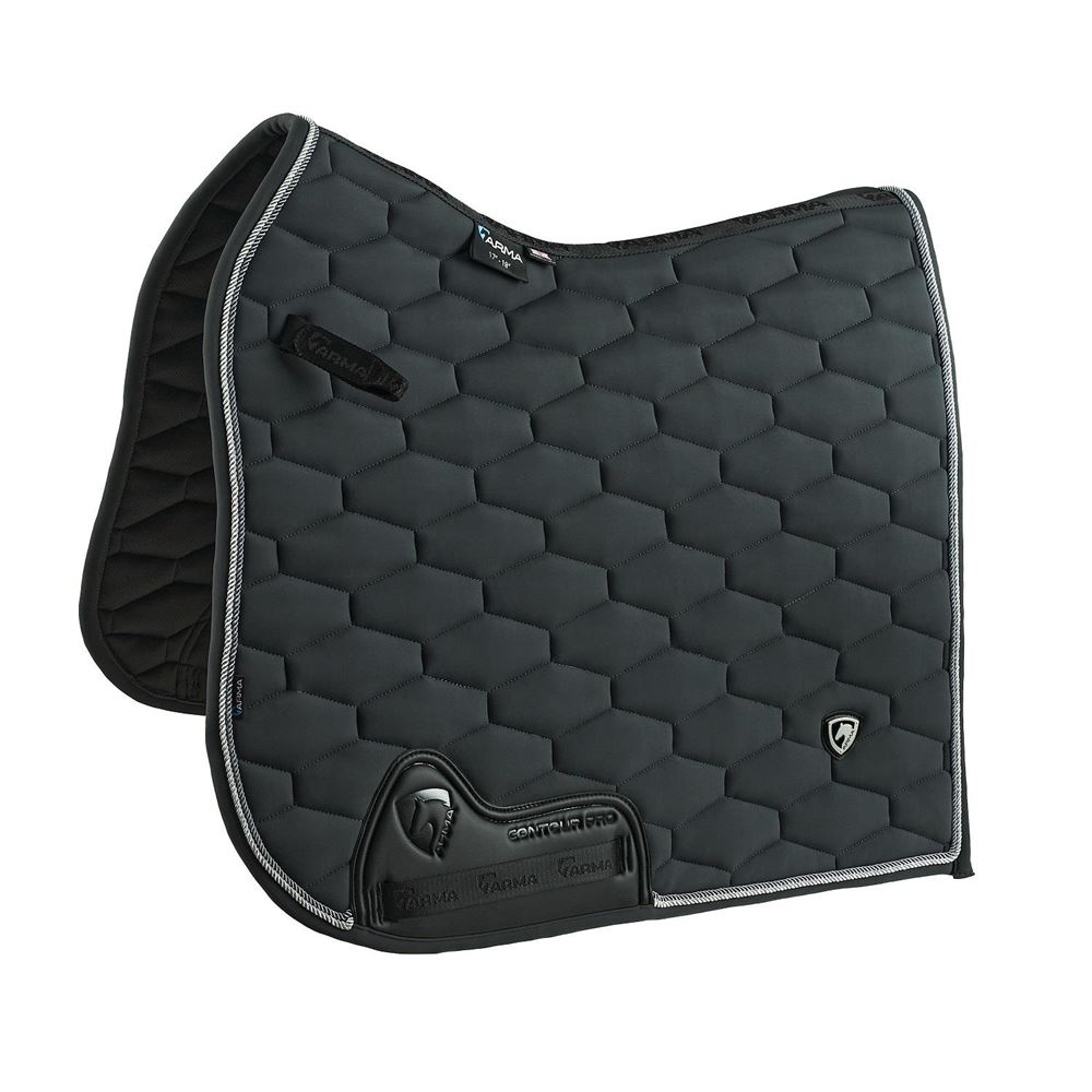 Shires Arma Eltar Dressage Saddlecloth (Grey)
