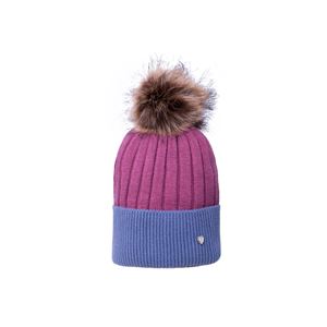 Hy Equestrian Synergy Luxury Bobble Hat (Grape/Riviera)