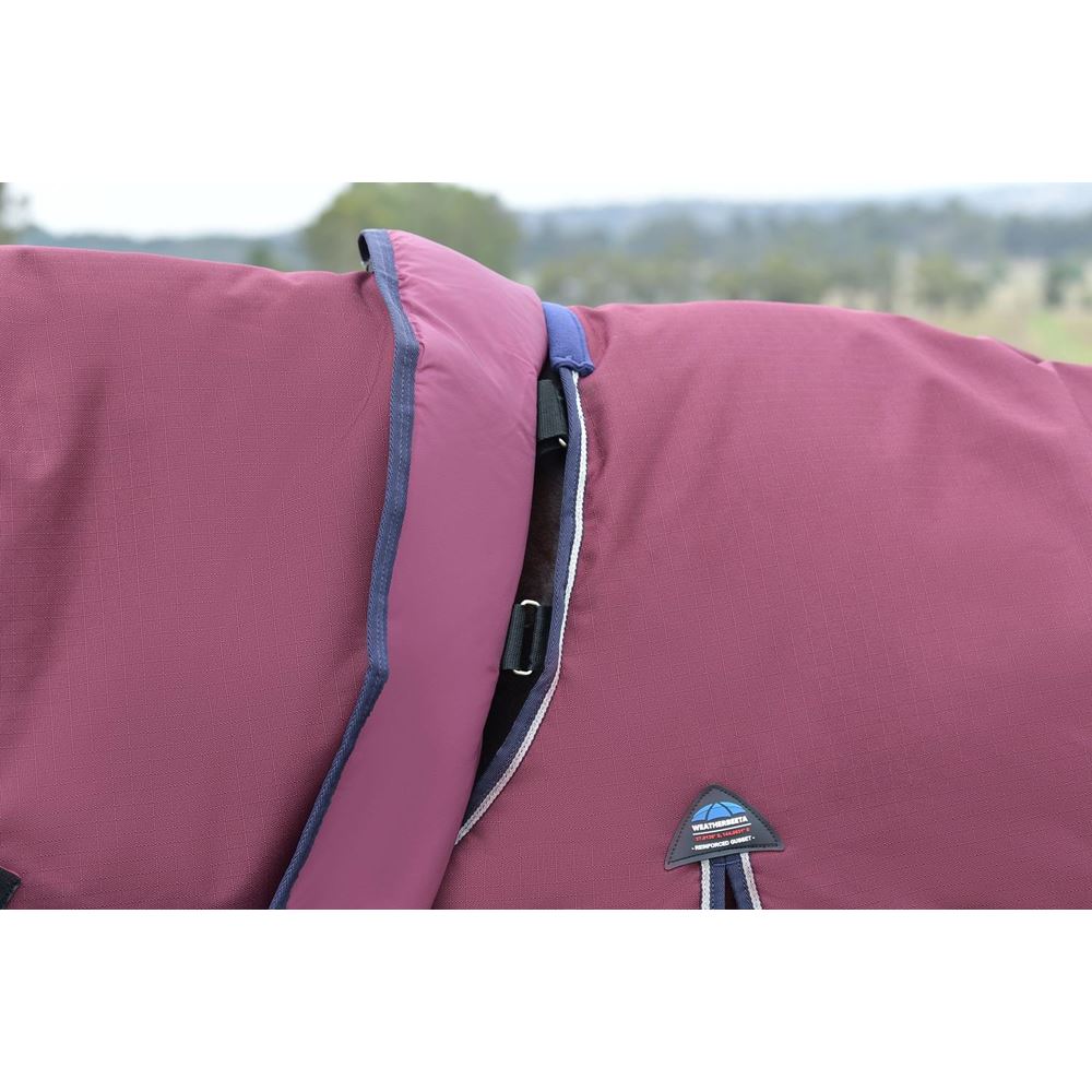 Weatherbeeta Comfitec Essential Turnout Detach-A-Neck - 50g (Burgundy/Navy)