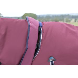 Weatherbeeta Comfitec Essential Turnout Detach-A-Neck - 50g (Burgundy/Navy)