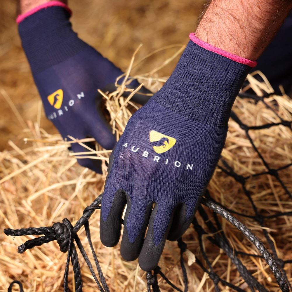 Shires Aubrion All Purpose Yard Gloves (Navy)