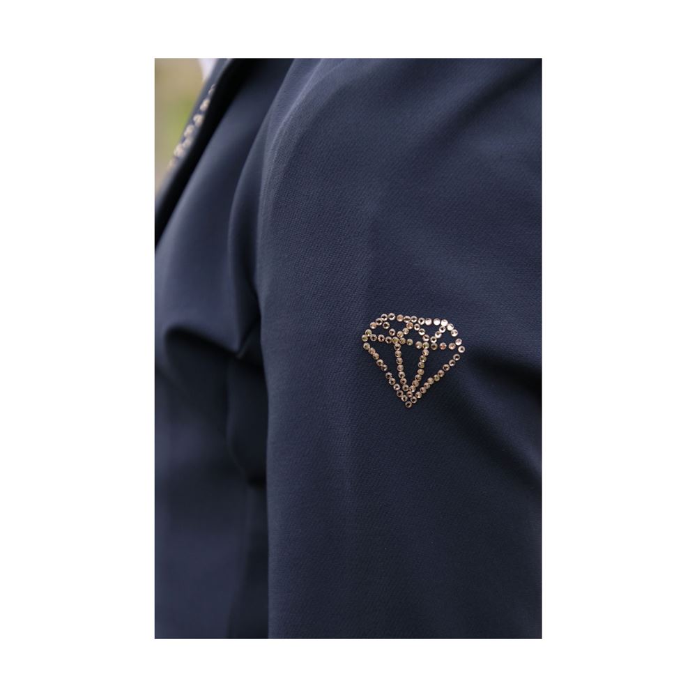 Hy Equestrian Cadiz Mizs Show Jacket (Navy/Rose Gold)