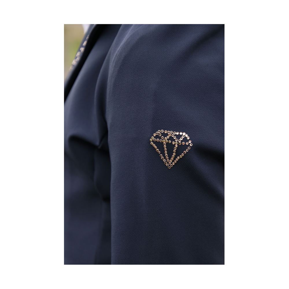 Hy Equestrian Cadiz Mizs Show Jacket (Navy/Rose Gold)