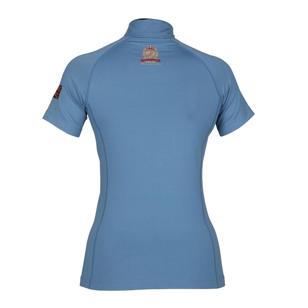 Shires Aubrion Team Short Sleeve Base Layer (Steel)