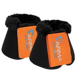 Shires ARMA SupaFleece Neoprene Over Reach Boots (Burnt Orange)