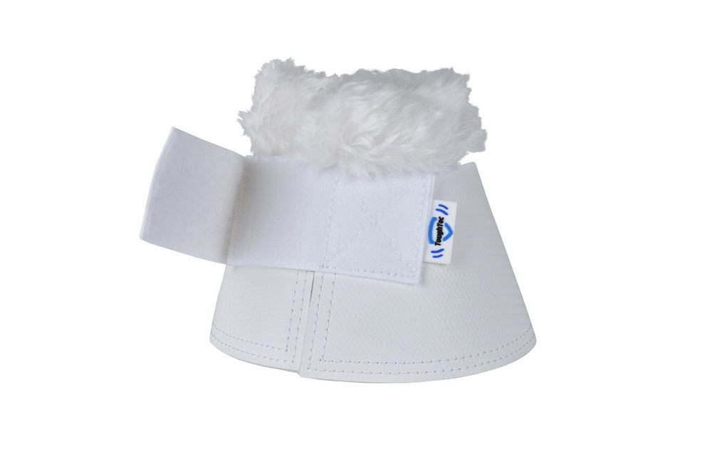 Weatherbeeta Tough-Tec Fleece Trim Bell Boot (White)