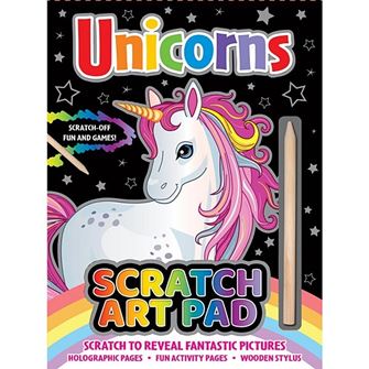 Scratch Art Pad - Unicorns