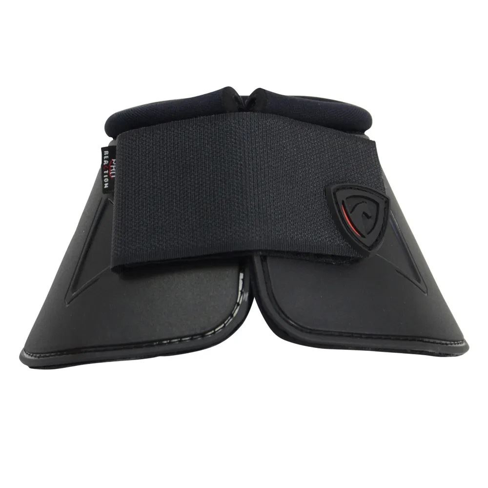 ProReaction Armoured Guard Over Reach Boots by Hy Equestrian (Black)