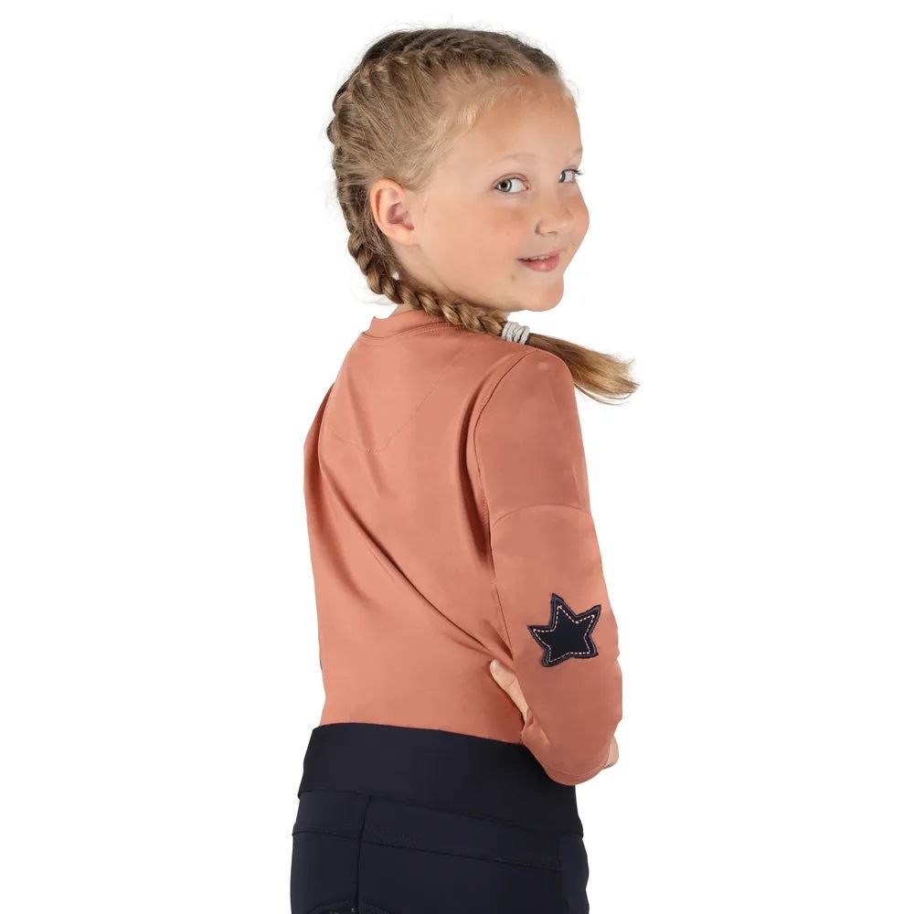 Pony Passion Long Sleeve T-Shirt by Little Rider (Blush)