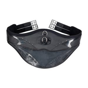 ProReaction Contoured TPU Vented Long Stud Girth by Hy Equestrian (Black)