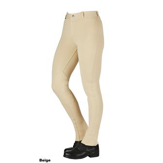 Saxon Warm Up Cotton Stretch Children's Jodhpurs (Beige) *Clearance*