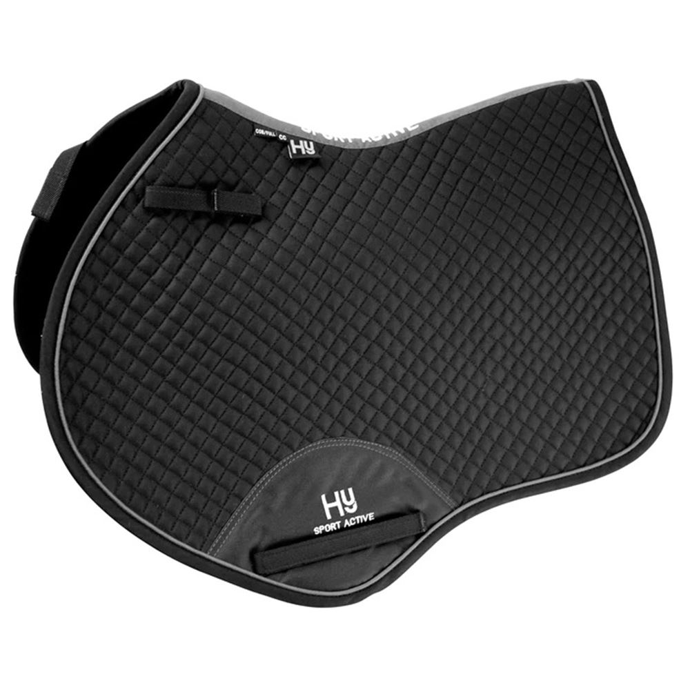 Hy Sport Active Close Contact Saddle Pad (Black)
