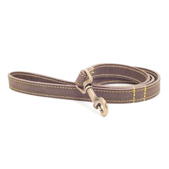 Ancol Timberwolf Leather Lead (Sable) *Clearance*
