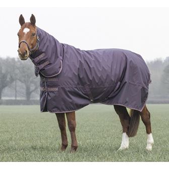 Shires Typhoon 100 Combo Turnout Rug (Black Cherry)