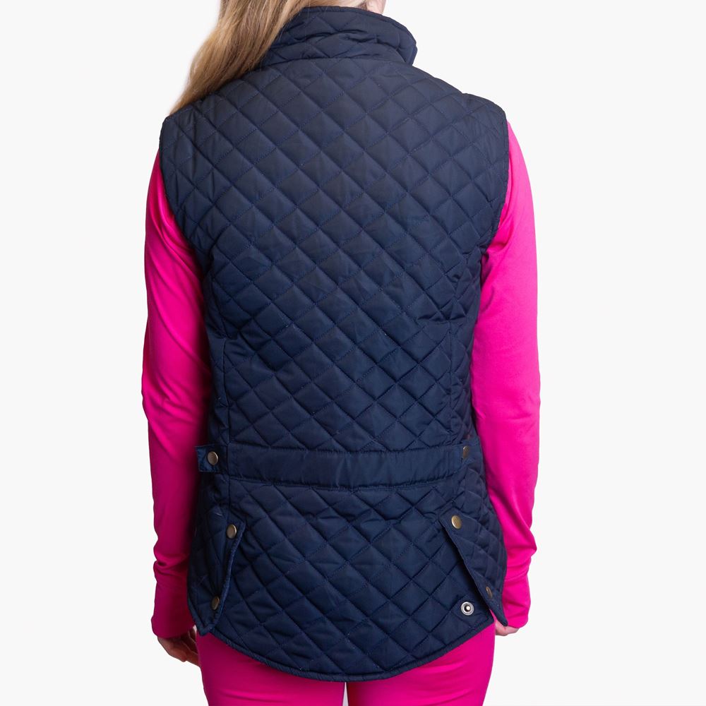 Gallop Women's Navy Gilet