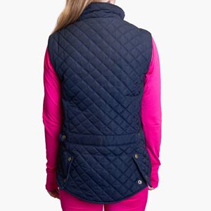 Gallop Women's Navy Gilet