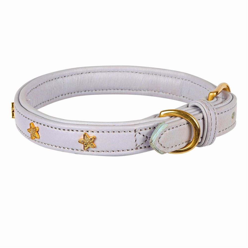 **barcodes** Digby & Fox Star Dog Collar - XS, XXS (Lilac)