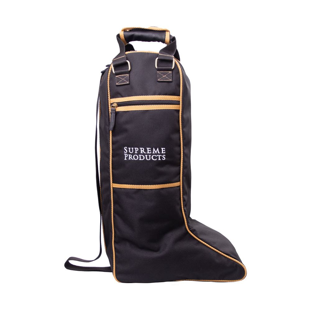 Supreme Products Pro Groom Riding Boot Bag (Black/Gold)